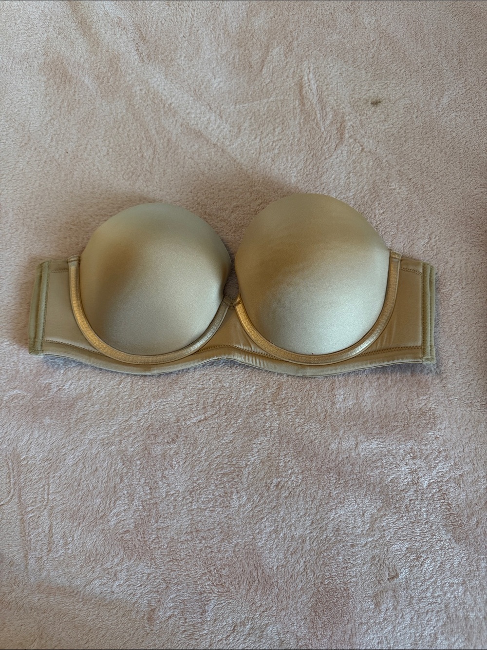 Paramour Strapless Push-Up Bra in Champagne 34DD